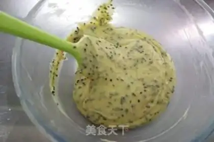 Make Black sesame egg rolls step 7