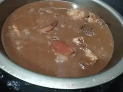 Make Rheumatism herbs for pig feet step 9