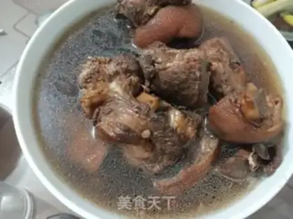 Make Rheumatism herbs for pig feet step 10