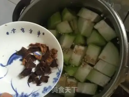 Make Little winter melon fangs step 6