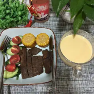 Make Fried meat-eye steak step 5