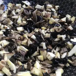 Make The veggies of deer mushrooms step 8