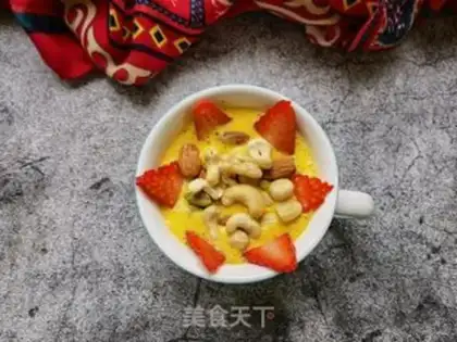 Make Strawberry nut pumpkin yogurt shake step 9