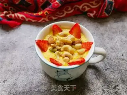 Make Strawberry nut pumpkin yogurt shake step 10