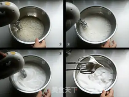 Make White chocolate cream cake step 3