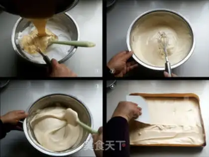 Make White chocolate cream cake step 6