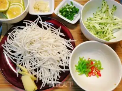 Make The cod noodles step 0