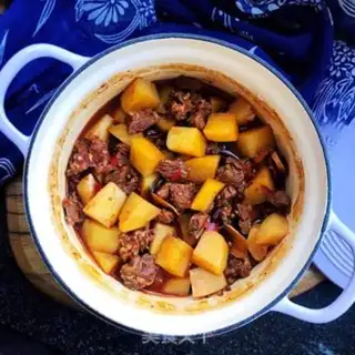 Make Cream beef stew potatoes step 12