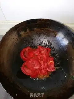 Make Tomato egg soup step 1