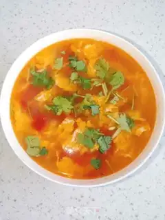 Make Tomato egg soup step 4