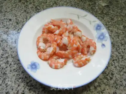 Make Shrimp plaster step 1