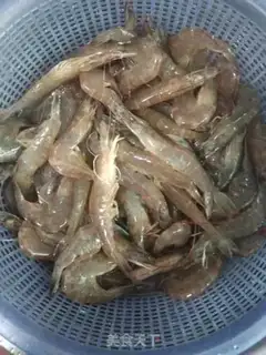 Make Salt water, radish shrimp step 1