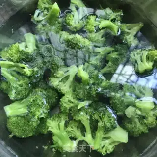 Make Tea and oil and broccoli step 2