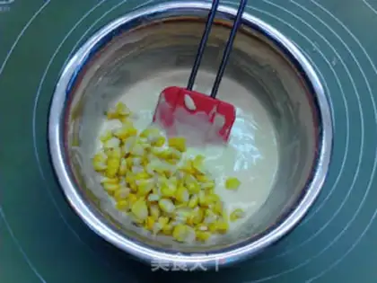 Make Soft corn buttercakes step 3