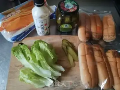 Make IKEA Hot Dog step 1