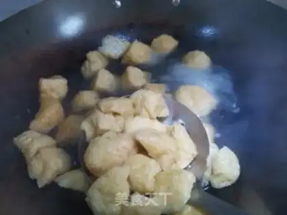 Make Tofu fried meat step 1