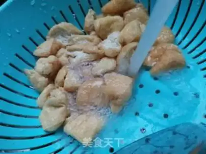 Make Tofu fried meat step 2