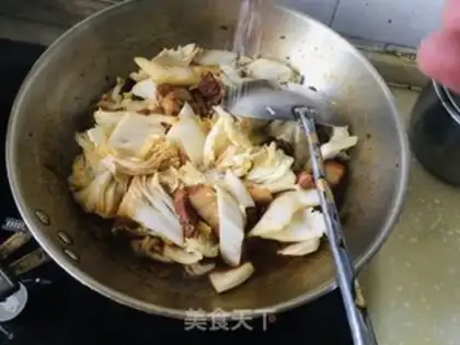 Make Cracker and cabbage step 4