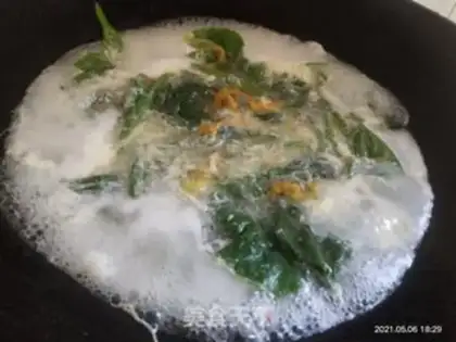Make Pumpkin egg soup step 2