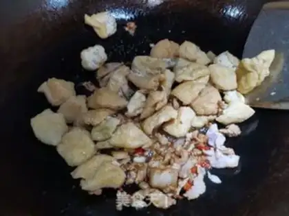 Make Tofu fried meat step 5