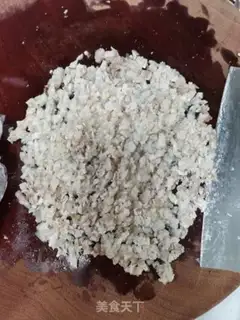 Make Red dates, meat and filament step 1