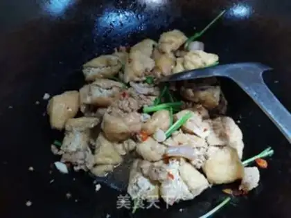 Make Tofu fried meat step 8