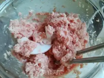 Make A mushroom dumpling step 2