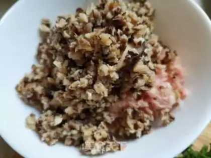Make A mushroom dumpling step 5