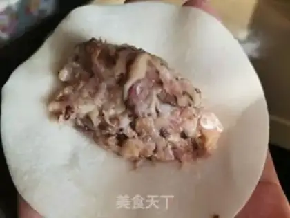 Make A mushroom dumpling step 7