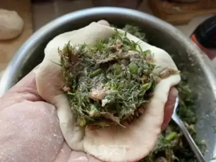 Make Porridge pork buns step 9
