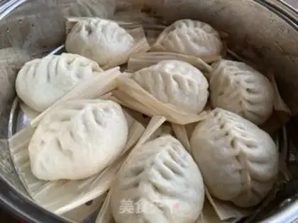 Make Porridge pork buns step 13