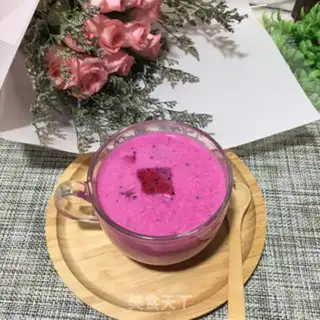Make Banana shake of the flamingo step 7