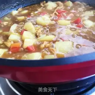 Make Onion chicken curry step 9