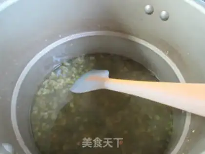 Make Green Bean Popsicle Ice step 6
