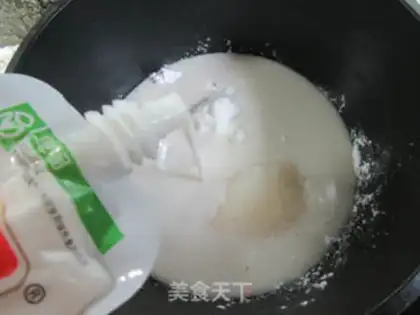 Make Soy cream popsicle ice step 2