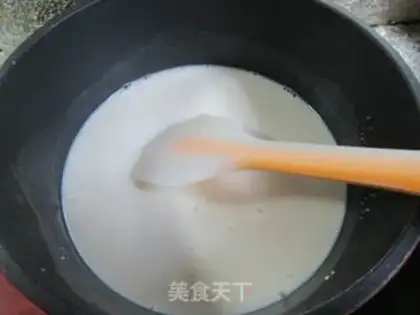 Make Soy cream popsicle ice step 3