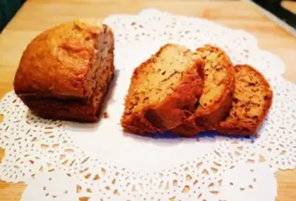 Make American banana bread step 9