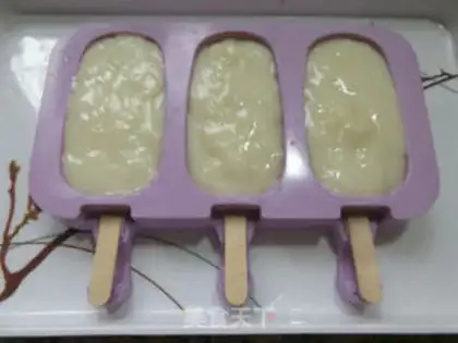 Make Soy cream popsicle ice step 5