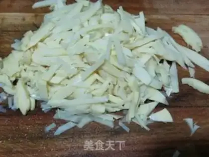 Make Snowbeans fried silk step 0