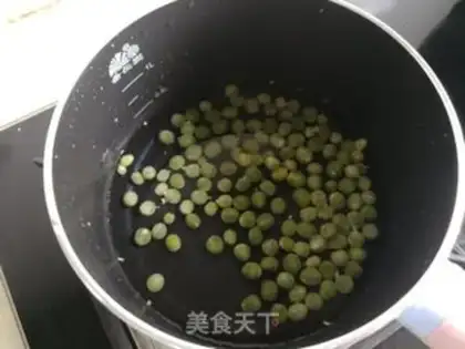 Make Snowbeans fried silk step 2