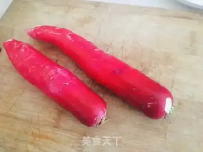 Make The radish step 0