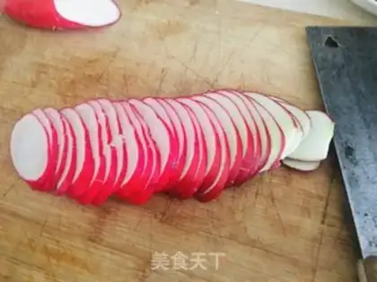 Make The radish step 1