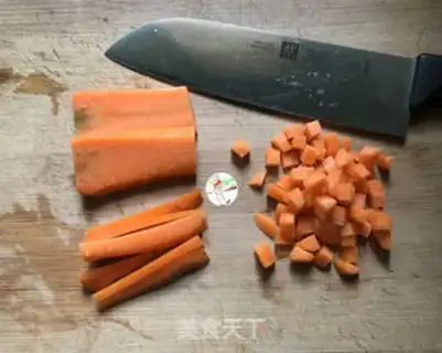 Make Peaches, carrots step 2