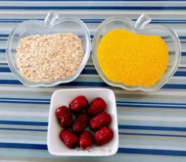 Make Little rice oatmeal step 0