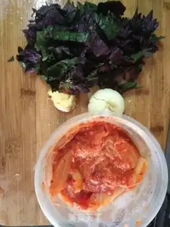 Make Hot cabbage and fried rice step 2