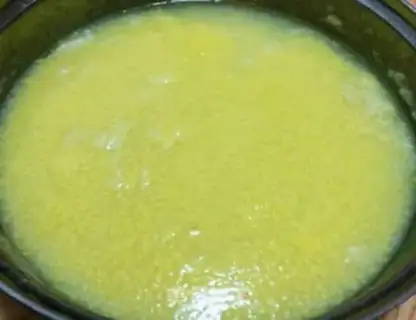 Make Little rice oatmeal step 4
