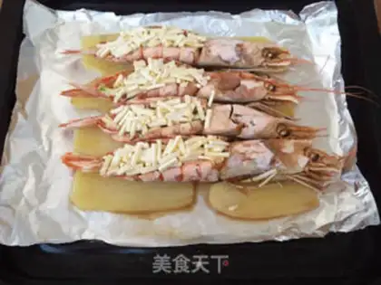 Make Cheese and red shrimp step 9
