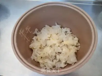 Make The silver spoon of the red-tree potato step 1