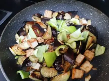 Make Tofu eggplant step 6