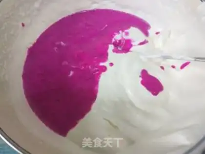 Make Flamingo mousse cake step 4